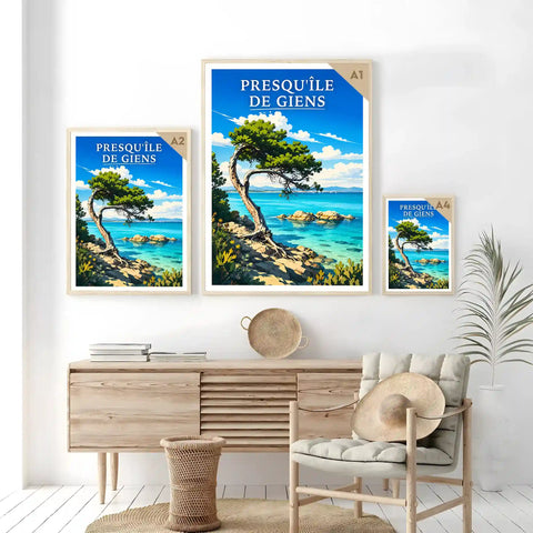 Affiche - Presqu'île de Giens