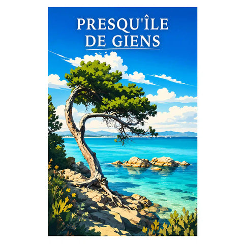 Affiche - Presqu'île de Giens