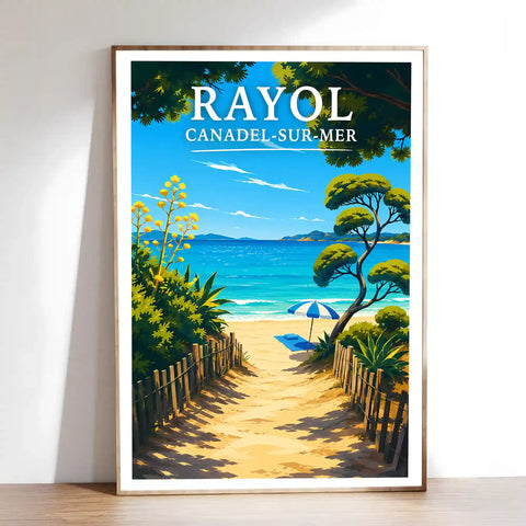 Affiche - Rayol-Canadel-sur-Mer