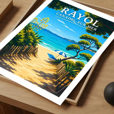 Affiche - Rayol-Canadel-sur-Mer