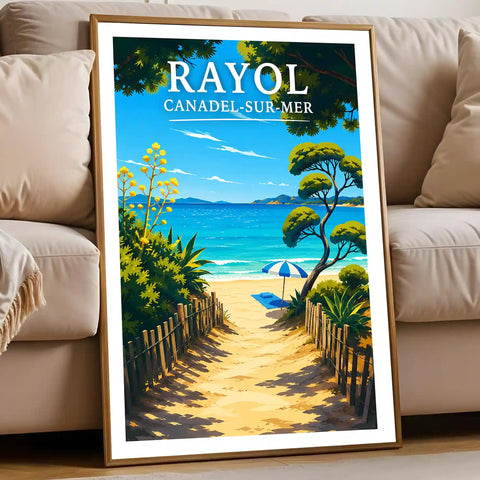 Affiche - Rayol-Canadel-sur-Mer