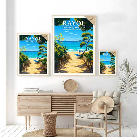 Affiche - Rayol-Canadel-sur-Mer