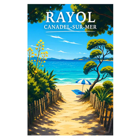 Affiche - Rayol-Canadel-sur-Mer