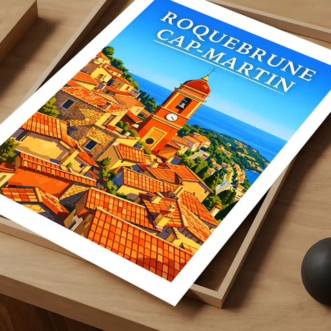 Affiche - Roquebrune-Cap-Martin