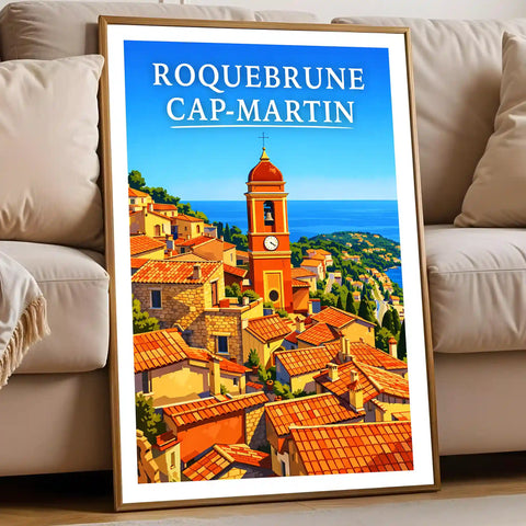 Affiche - Roquebrune-Cap-Martin