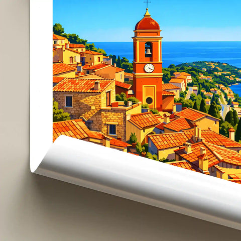Affiche - Roquebrune-Cap-Martin