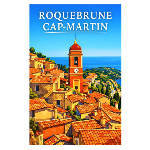 Affiche - Roquebrune-Cap-Martin