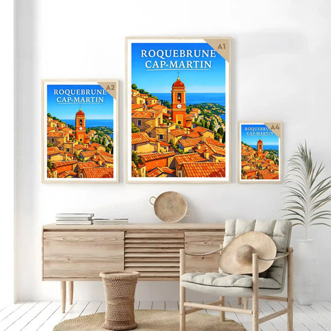 Affiche - Roquebrune-Cap-Martin