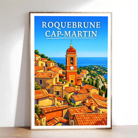 Affiche - Roquebrune-Cap-Martin
