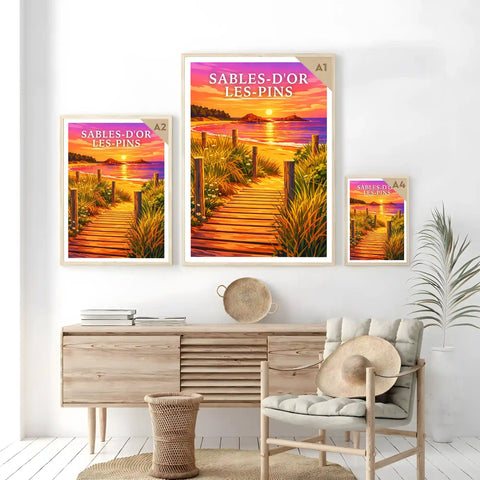 Affiche - Sables-d'Or-les-Pins