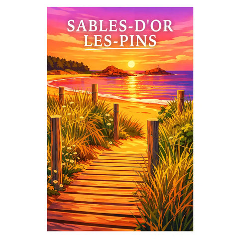 Affiche - Sables-d'Or-les-Pins