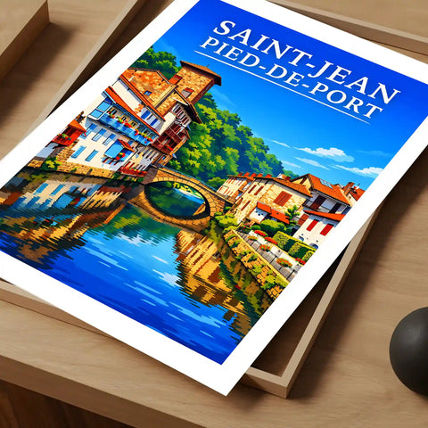 Affiche - Saint-Jean-Pied-de-Port