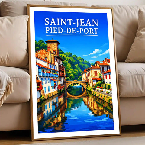Affiche - Saint-Jean-Pied-de-Port