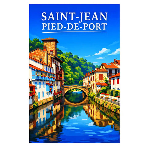 Affiche - Saint-Jean-Pied-de-Port