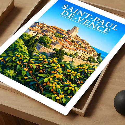 Affiche - Saint-Paul-de-Vence