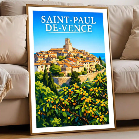Affiche - Saint-Paul-de-Vence