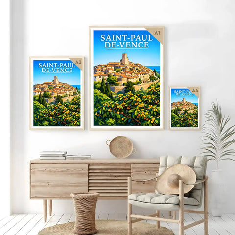 Affiche - Saint-Paul-de-Vence