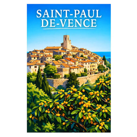 Affiche - Saint-Paul-de-Vence