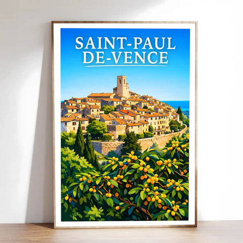 Affiche - Saint-Paul-de-Vence