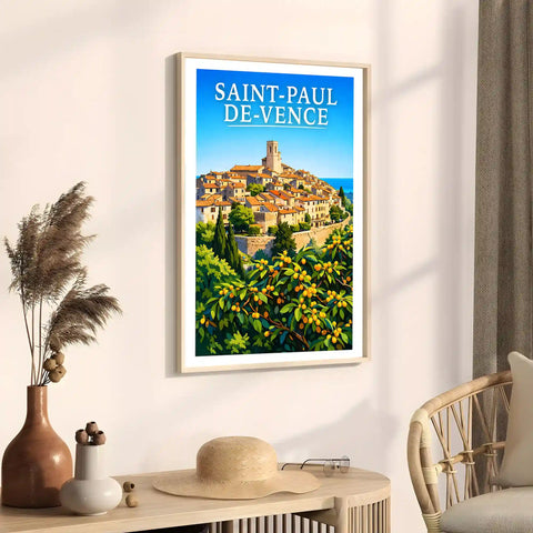 Affiche - Saint-Paul-de-Vence