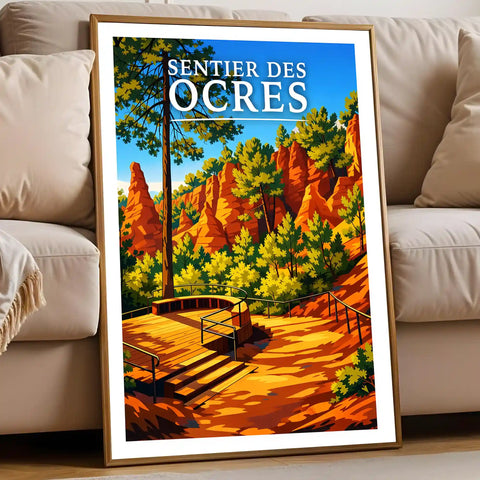 Affiche - Sentier des Ocres