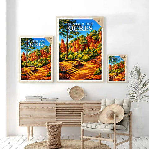 Affiche - Sentier des Ocres