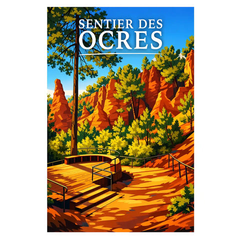 Affiche - Sentier des Ocres