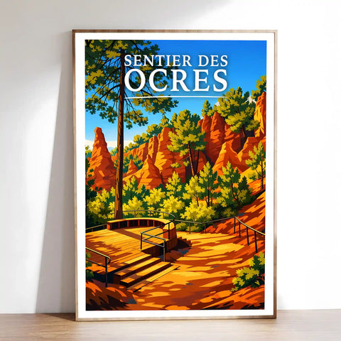 Affiche - Sentier des Ocres