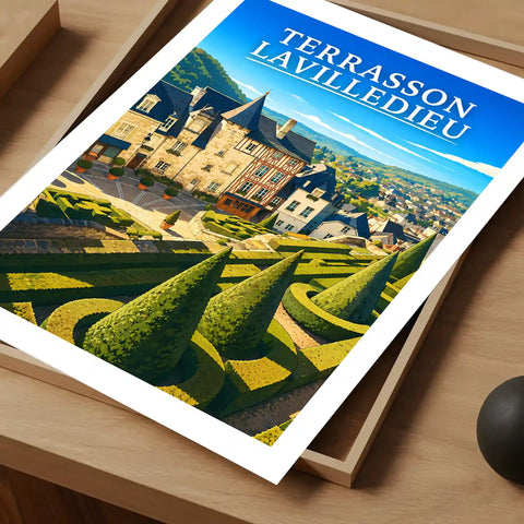 Affiche - Terrasson-Lavilledieu
