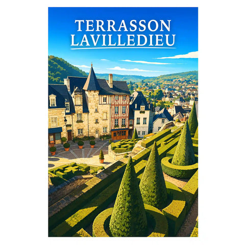 Affiche - Terrasson-Lavilledieu