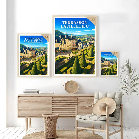 Affiche - Terrasson-Lavilledieu