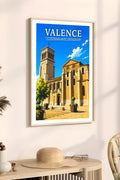 Affiche Valence Cathédrale Saint-Appolinaire