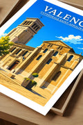 Affiche Valence Cathédrale Saint-Appolinaire