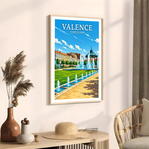 Affiche Valence Champ de Mars