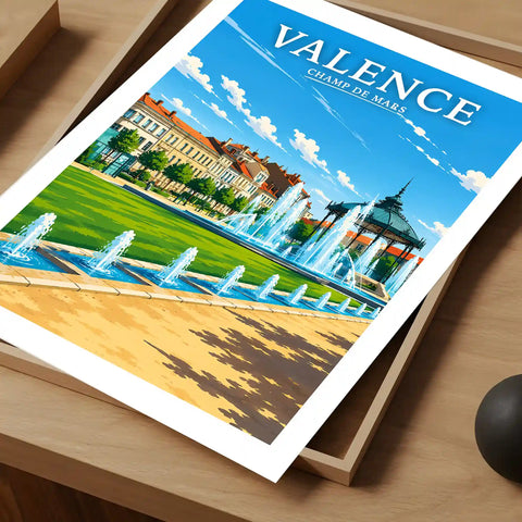 Affiche Valence Champ de Mars