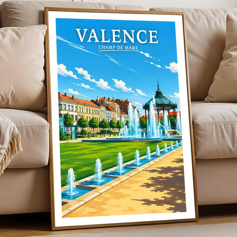 Affiche Valence Champ de Mars