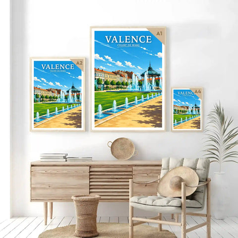 Affiche Valence Champ de Mars