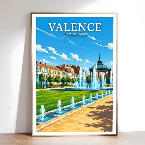 Affiche Valence Champ de Mars