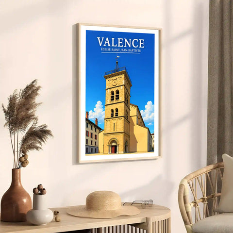 Affiche Valence Église Saint-Jean-Baptiste