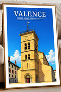 Affiche Valence Église Saint-Jean-Baptiste