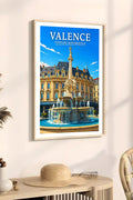 Affiche Valence Fontaine Monumentale