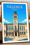 Affiche Valence Hôtel de Ville
