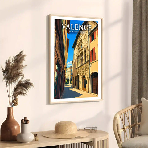 Affiche Valence Maison des Têtes