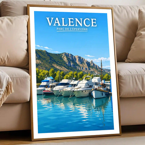 Affiche Valence Parc de l'Épervière