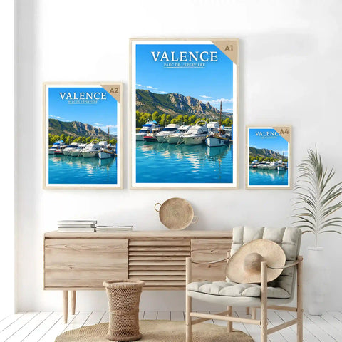 Affiche Valence Parc de l'Épervière