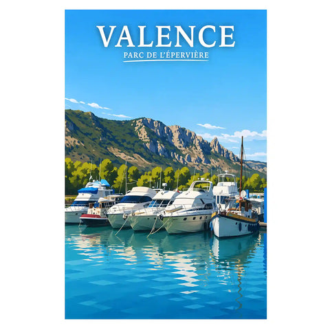 Affiche Valence Parc de l'Épervière