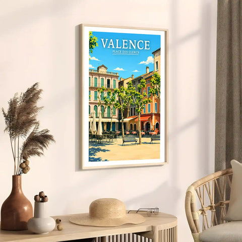 Affiche Valence Place des Clercs