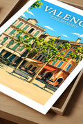Affiche Valence Place des Clercs