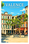 Affiche Valence Place des Clercs