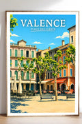 Affiche Valence Place des Clercs